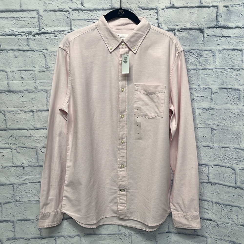 GAP Men's Long Sleeve Oxford Button Down Shirt - Picture 6 of 10